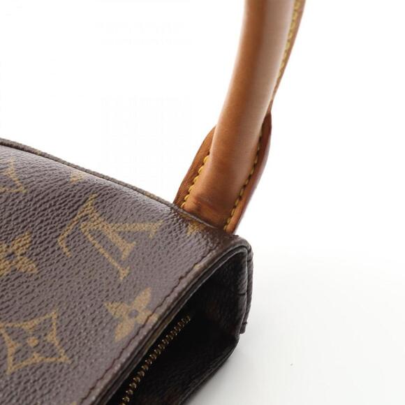 LOUIS VUITTON Brown Monogram Leather Shoulder Bag - Picture 8 of 9